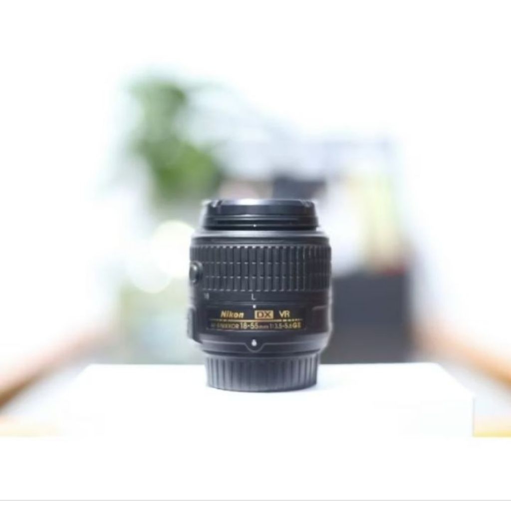Lensa kit nikon 18-55mm af-s mulus