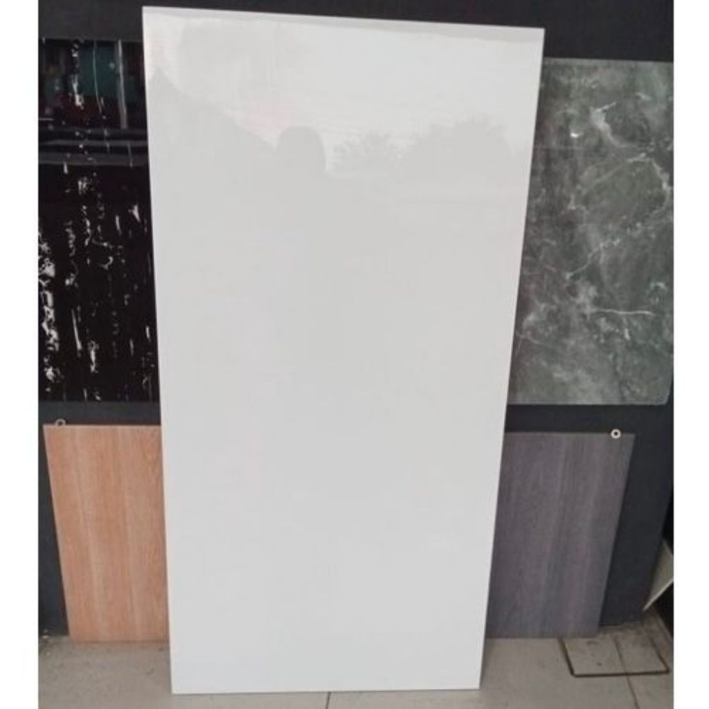 Granit 60x120 putih polos | Glossy