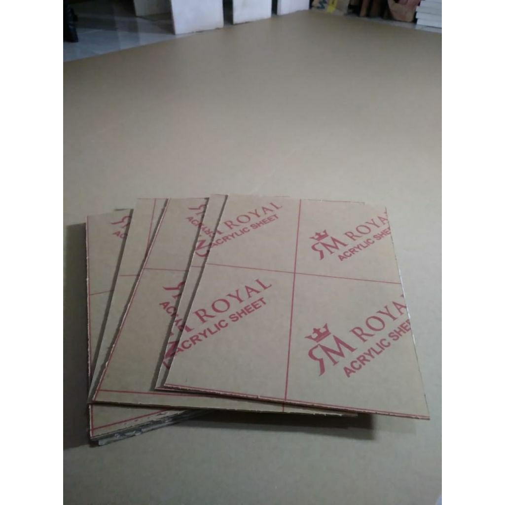 Akrilik A3 A2 bening 1mm 2mm 3mm