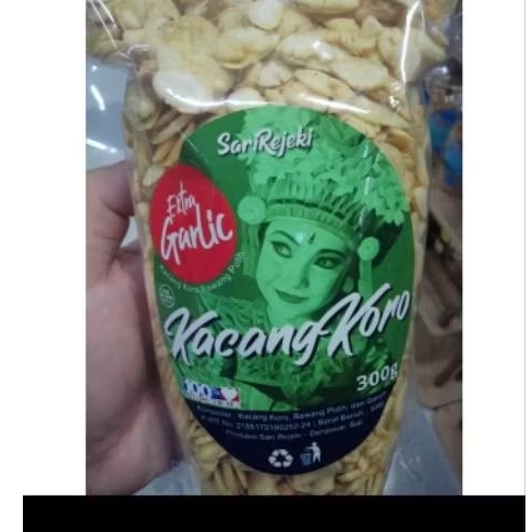 Kacang Koro Sari Rejeki Khas Bali 300gr extra garlic