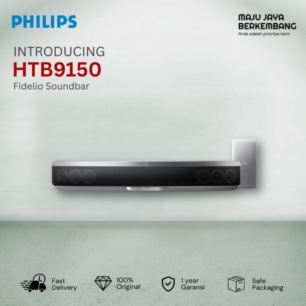 PHILIPS HTB9150 FIDELIO SOUNDBAR HOME THEATRE