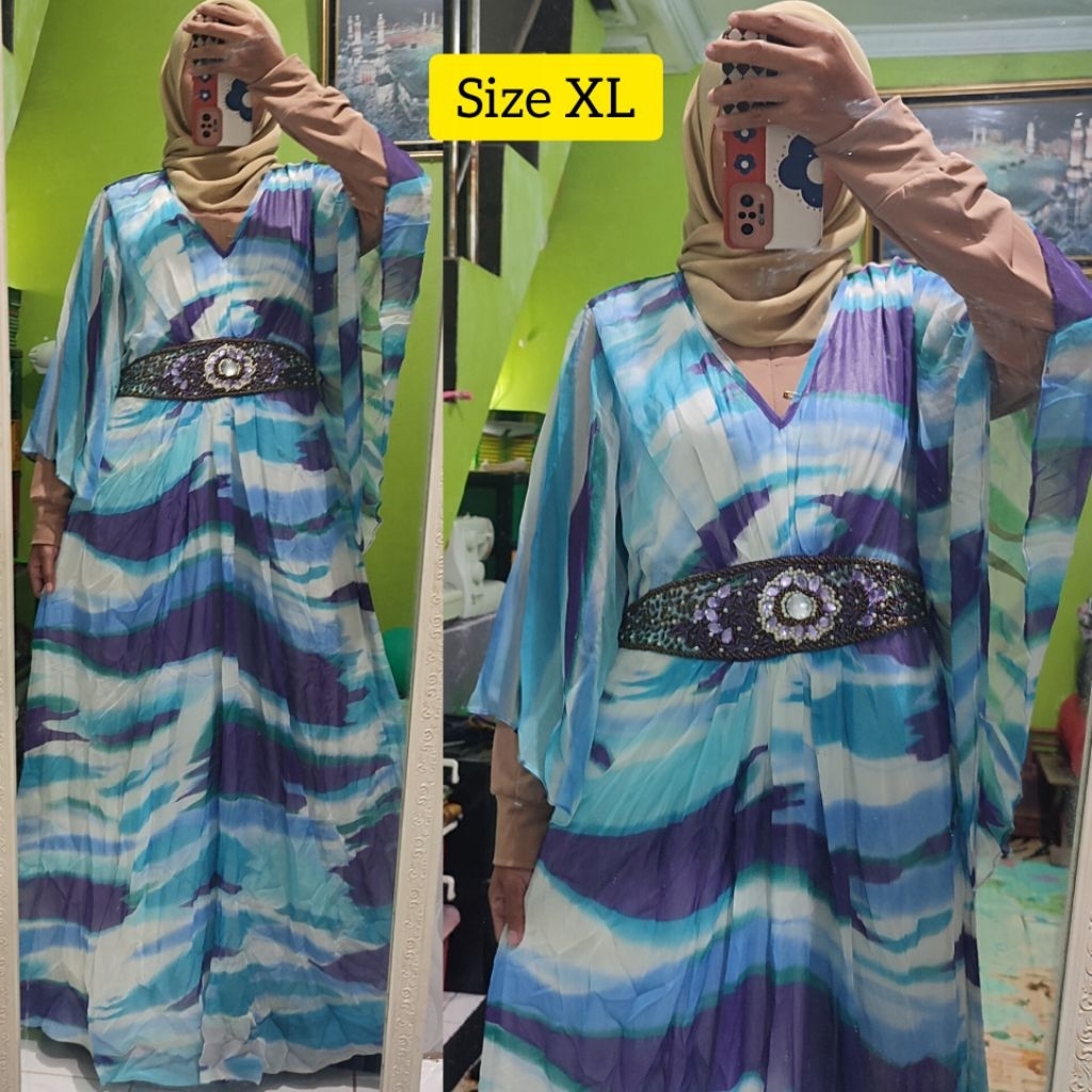 Preloved Kaftan Solemio Size XL (Kaftan Saja)