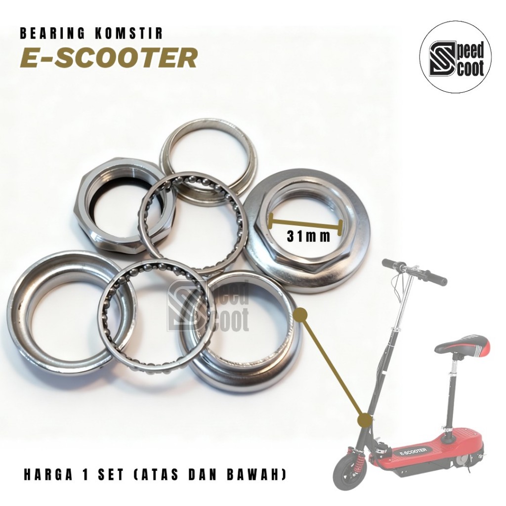 Bearing Komstir Skuter Anak E-Scooter Skuter Listrik