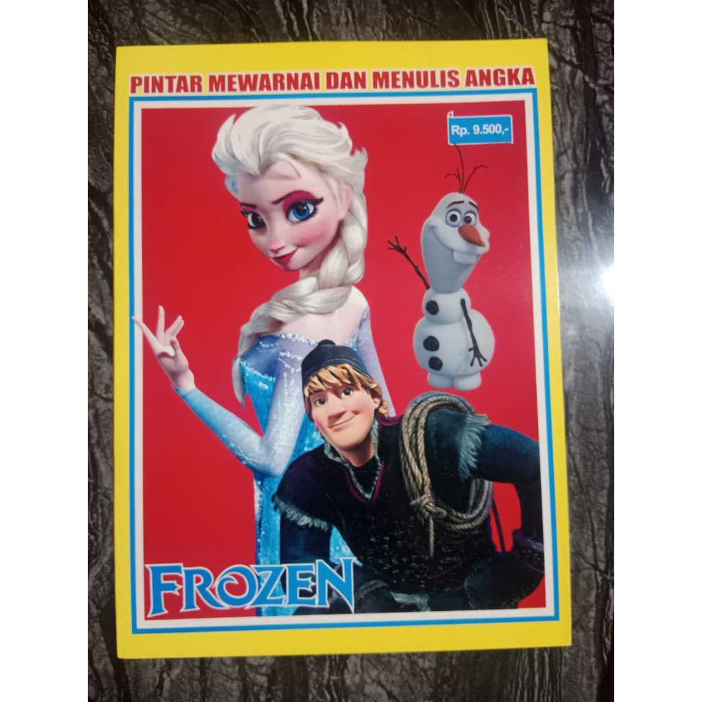BUKU MEWARNAI MURAH / BUKU MEWARNAI FROZEN / BUKU MEWARNAI MARSHA AND THE BEAR / BUKU MEWARNAI SUPER