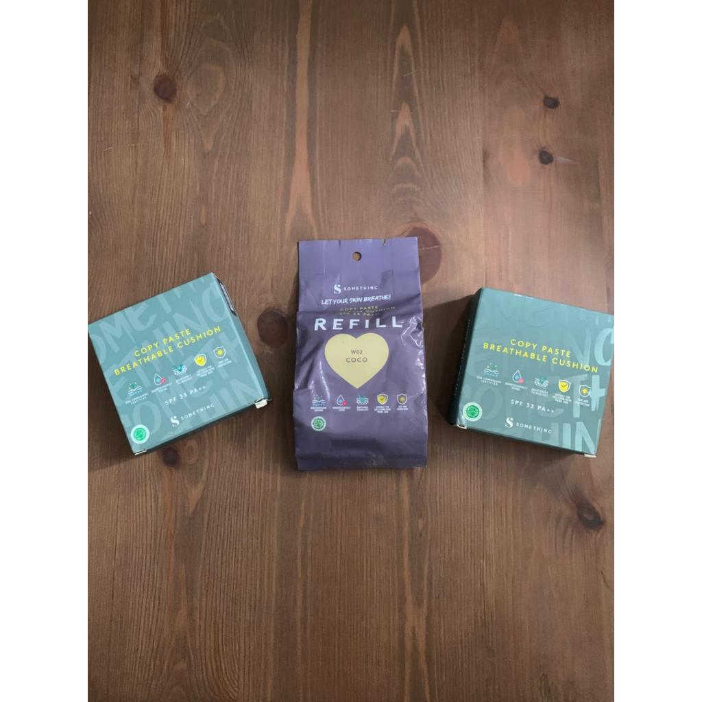 Somethinc Copy Paste Breathable Cushion SPF 33 PA+++ (JxB 2023) – Near Expired Harga Spesial