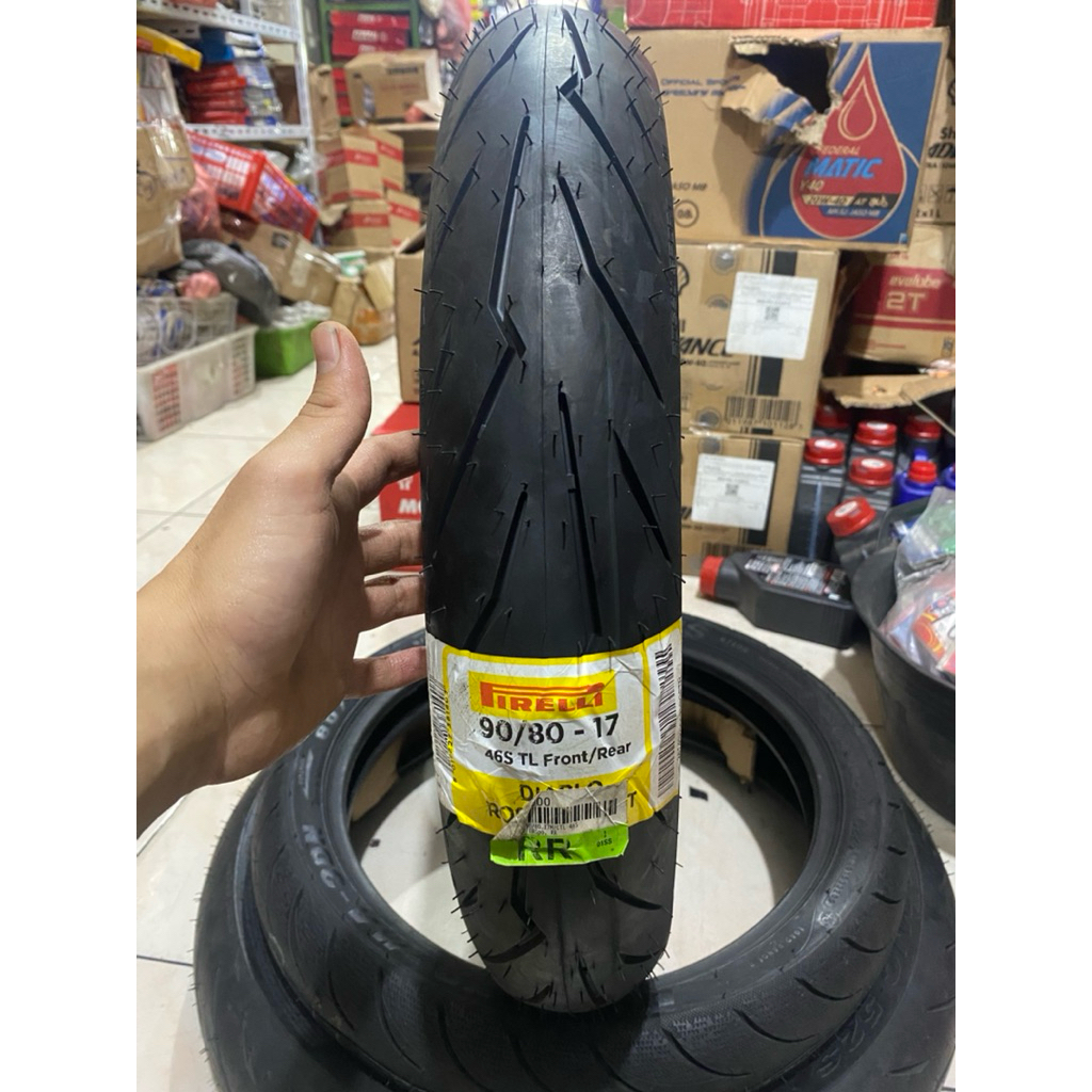 BAN LUAR PIRELLI DIABLO ROSSO TUBELESS RING 17 90 80 100 80 130 70 17