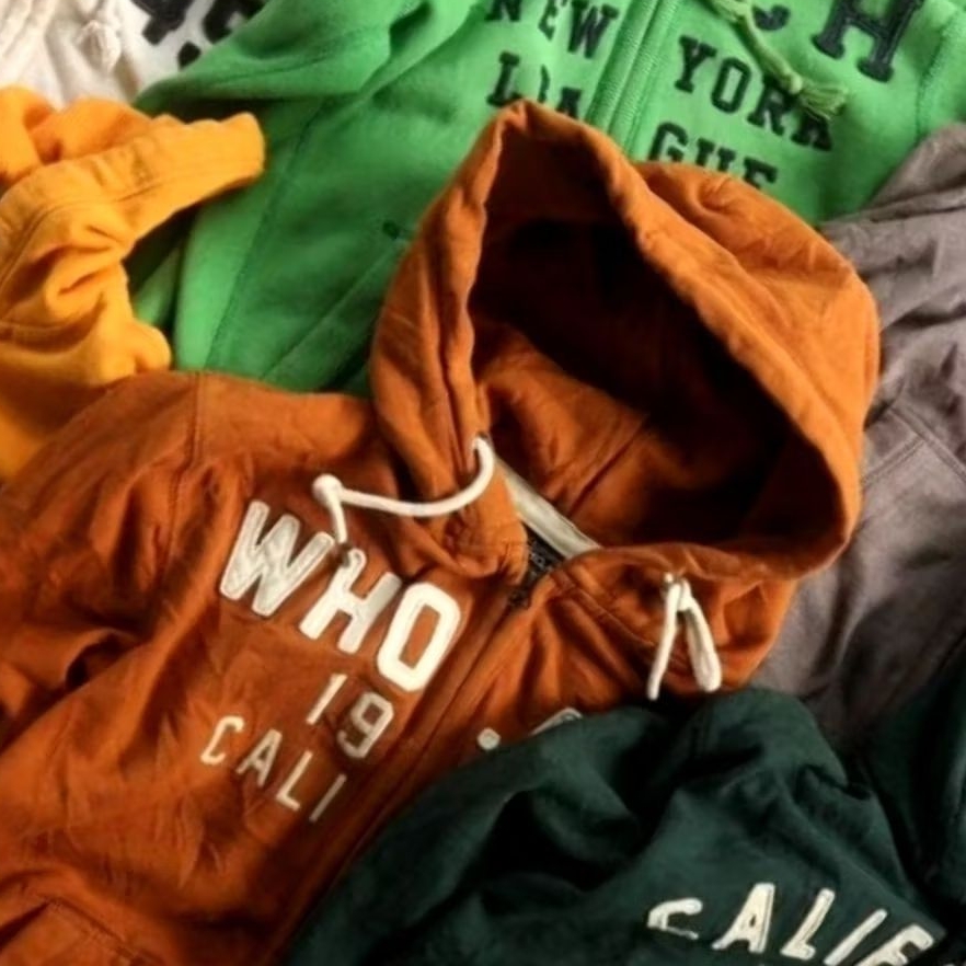 Hoodie Street Style Aber,Hollister,Who A U