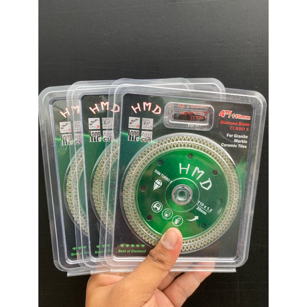 Diamond wheel HMD hijau super thin 4inch pemotong granit pemotong kramik pemotong marmer