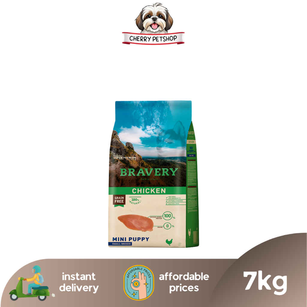 BRAVERY Dog Mini Puppy Small Breed Chicken 7kg