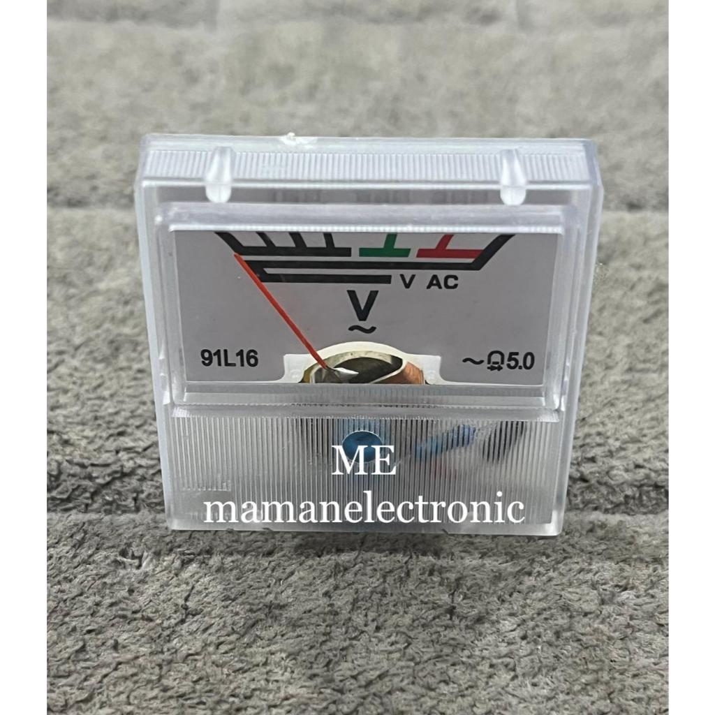 VU METER AC KECIL ANALOG 4 X 4 CM