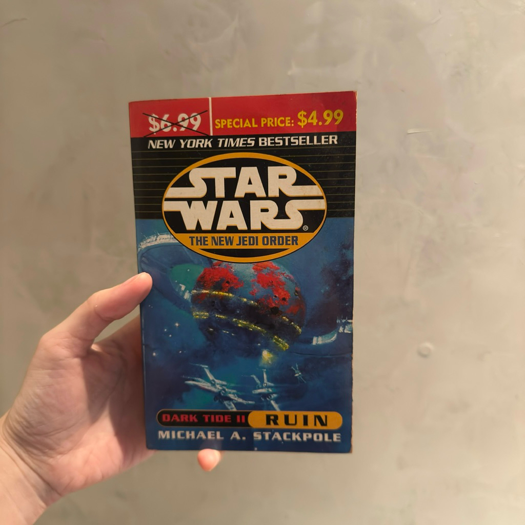 Star Wars The New Jedi Order Dark II Ruin by Michael A. Stackpole - preloved english book sci-fi