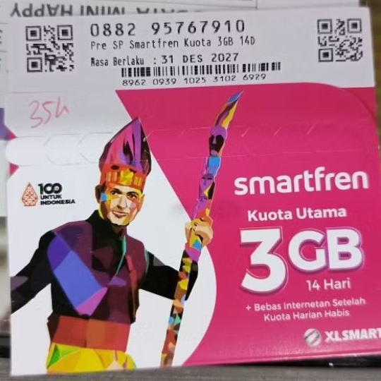 Kartu Perdana Smartfren 3GB