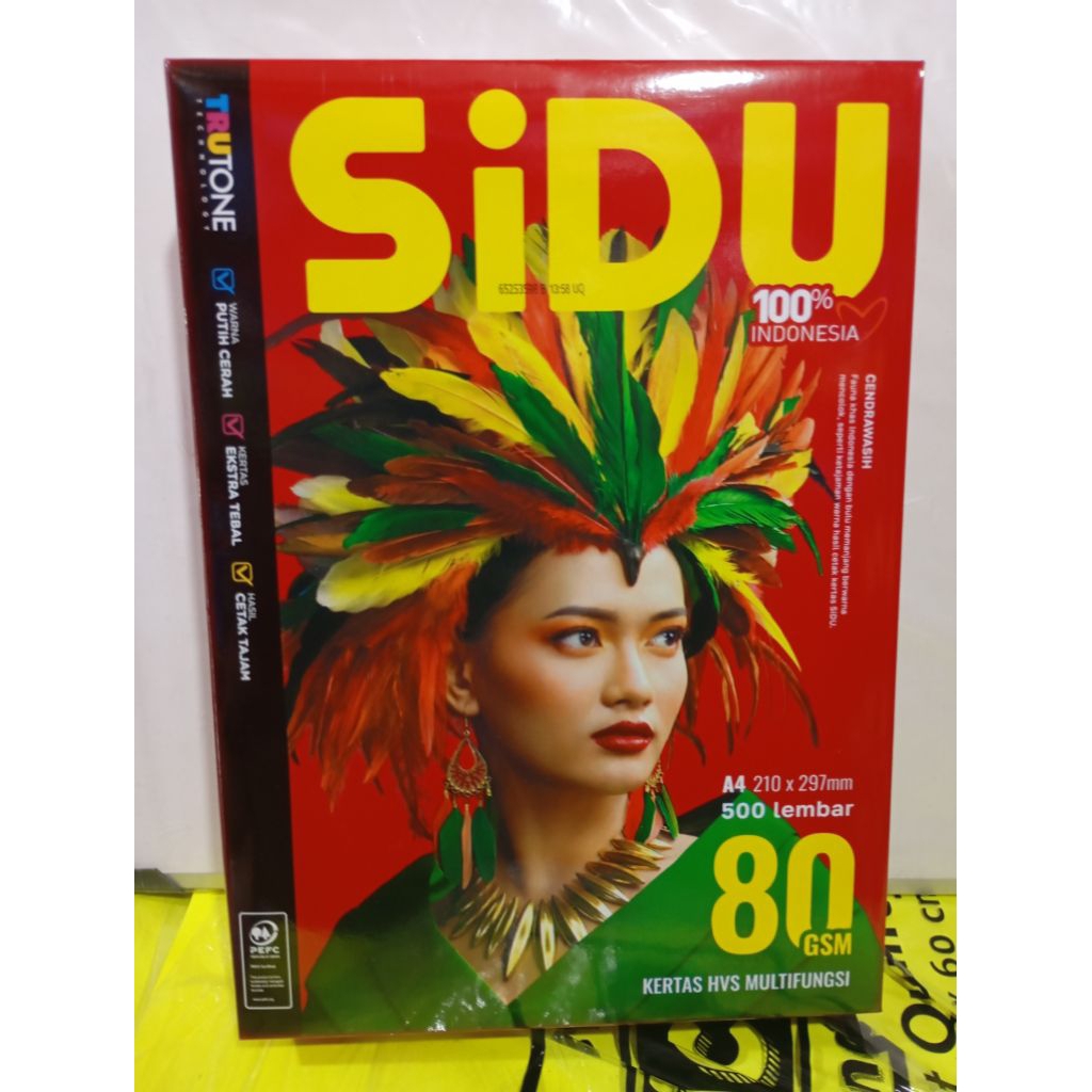 Hvs A4 80gsm SIDU 1RIM