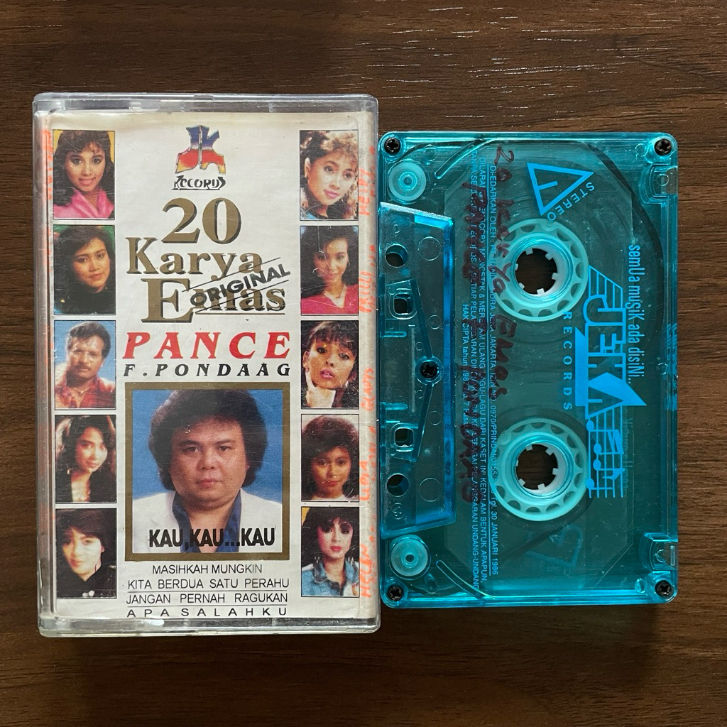 Kaset pita - Pance - 20 karya emas