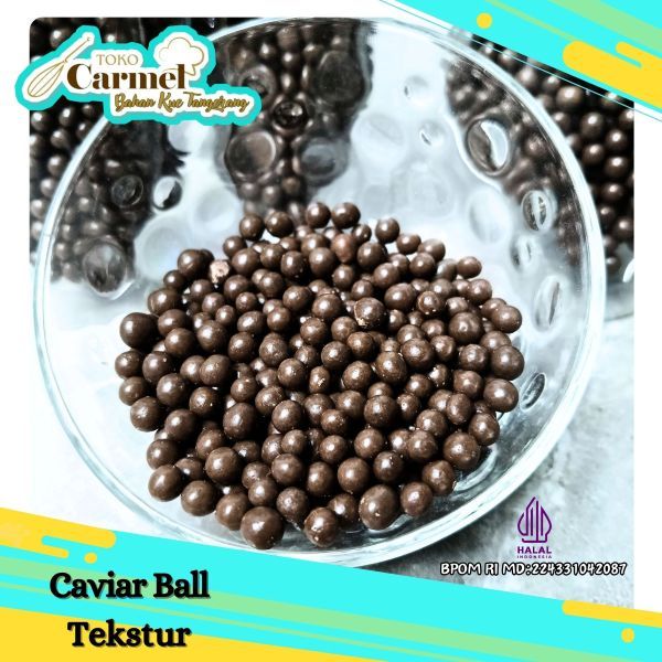 Caviar Coklat Butir - Coklat Biskuit Mini Crispy Ball Ekonomis Topping Donat 2
