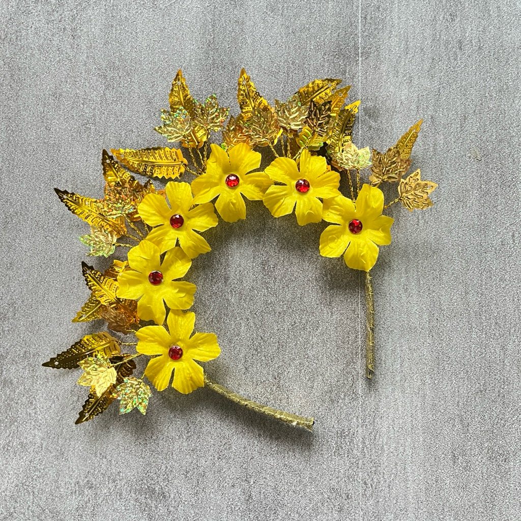 BANDO BUNGA MENTARI MAHKOTA BUNGA MENTARI KUNING