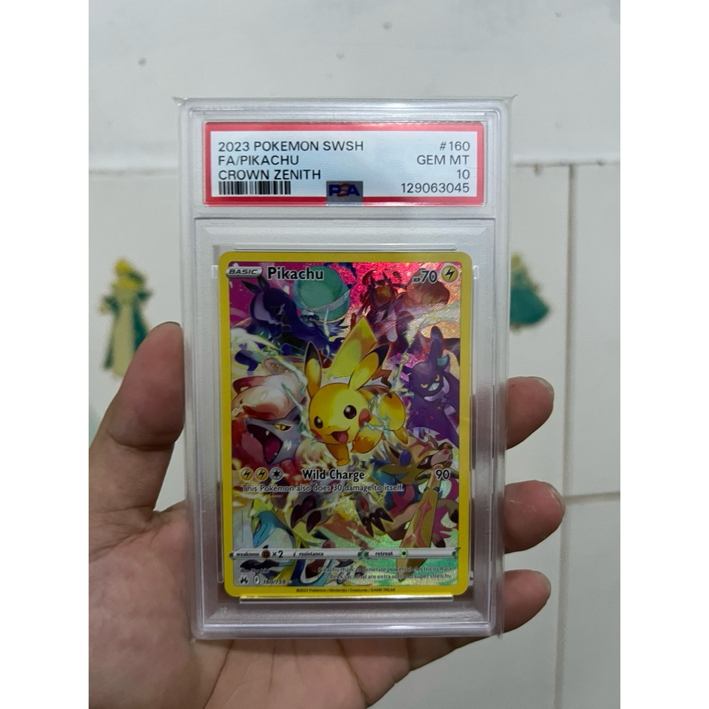 Pikachu Crown Zenith psa 10