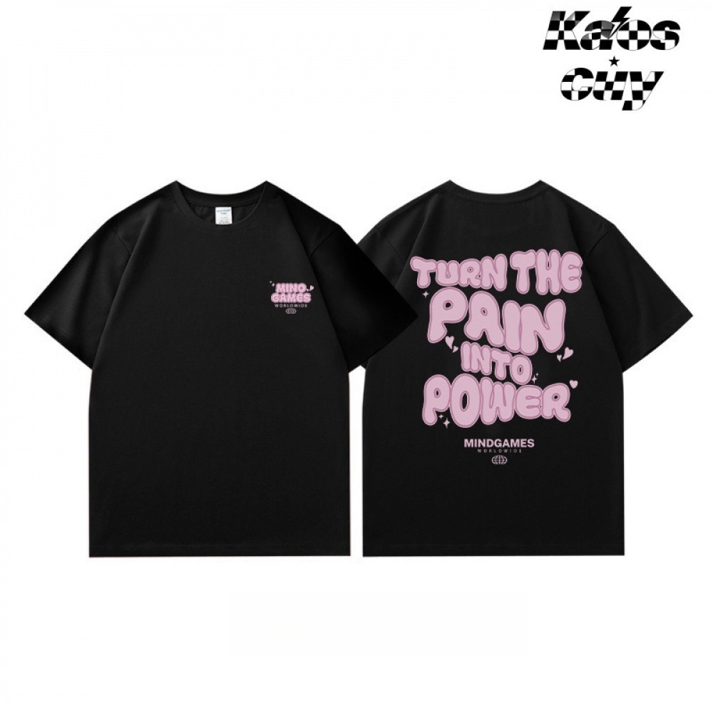 Kaos Wanita Oversize MIIMO GAMES Style baju atasan wanita terbaru | Kaos baju Wanita Hitam