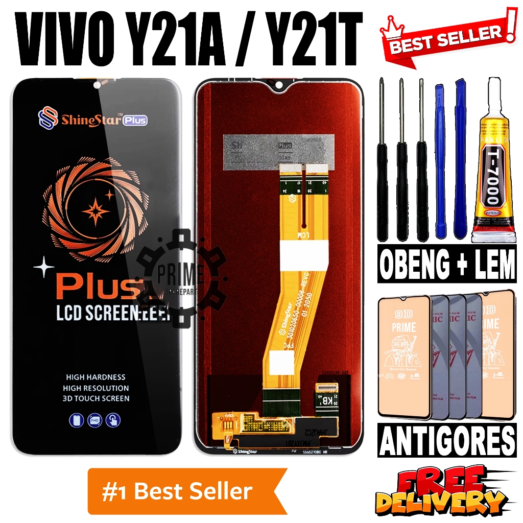 LCD TOUCHSCREEN VIVO Y21A / Y21T ORIGINAL SHINESTAR LCD VIVO Y21A / Y21T FULLSET