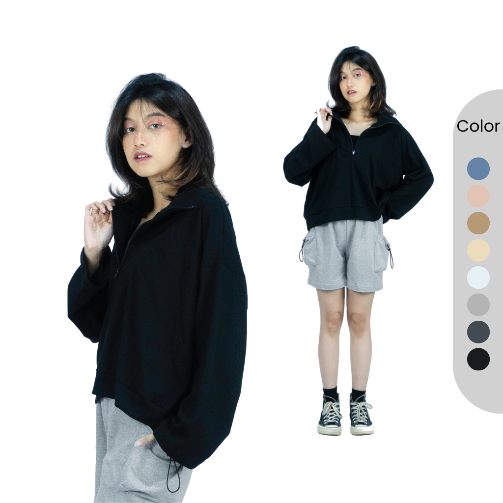 KEEN IDD T shirt Polo Half Zip Longsleeve Material Premium Cotton Combed 24s