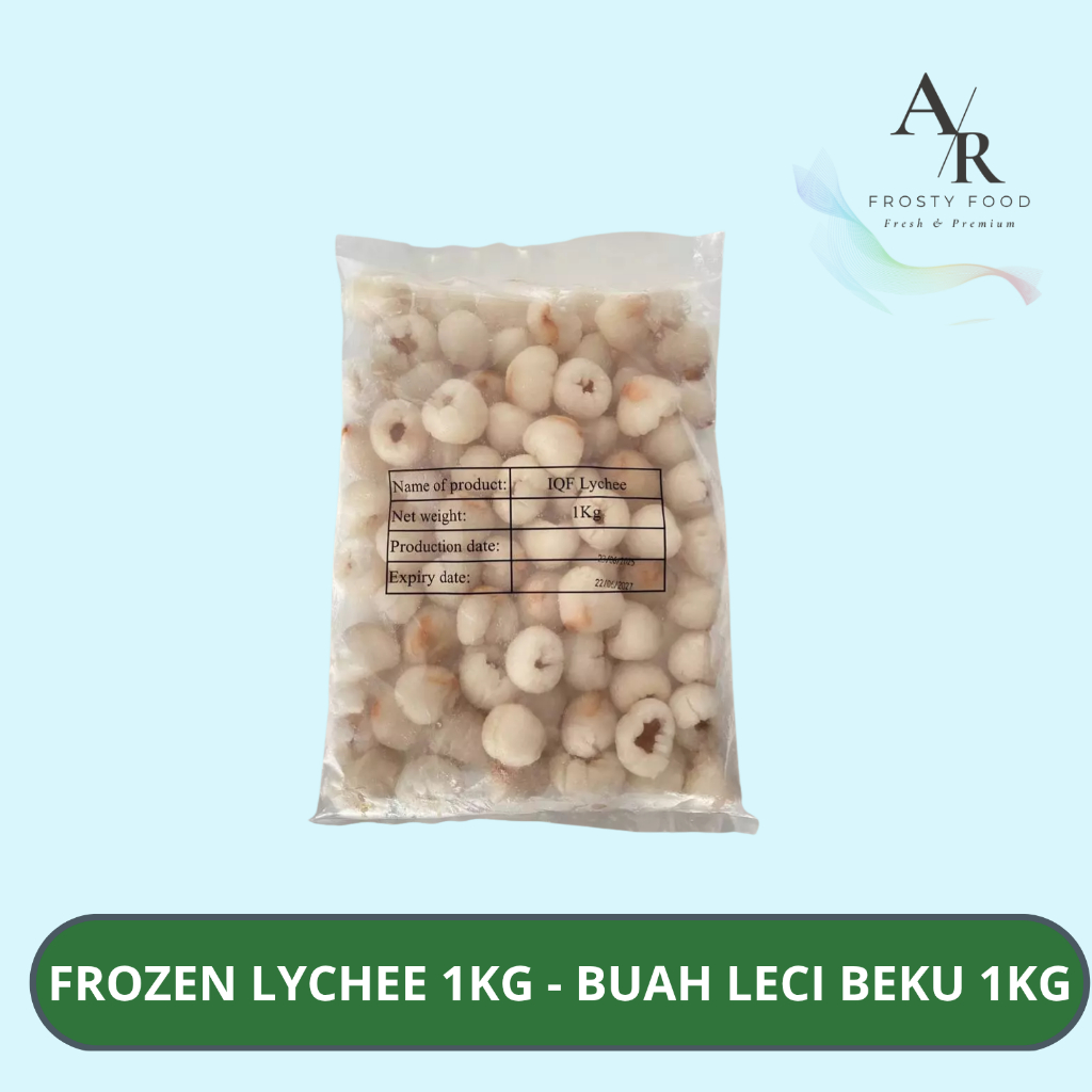 LYCHEE FROZEN 1KG/BUAH LECI