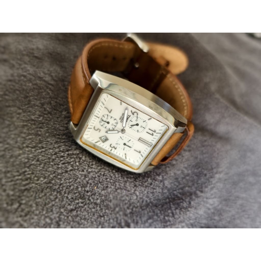 timex tank "monaco" chrono indiglo