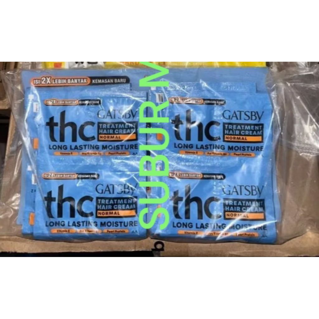 GATSBY THC NORMAL SACHET / GATSBY TREATMENT HAIR CREAM NORMAL SACHET