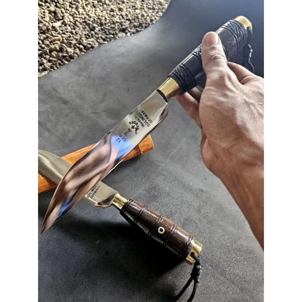 (CAP GARPU) PISAU DAPUR IRIS DAGING SUPER TAJAM PB 18 CM