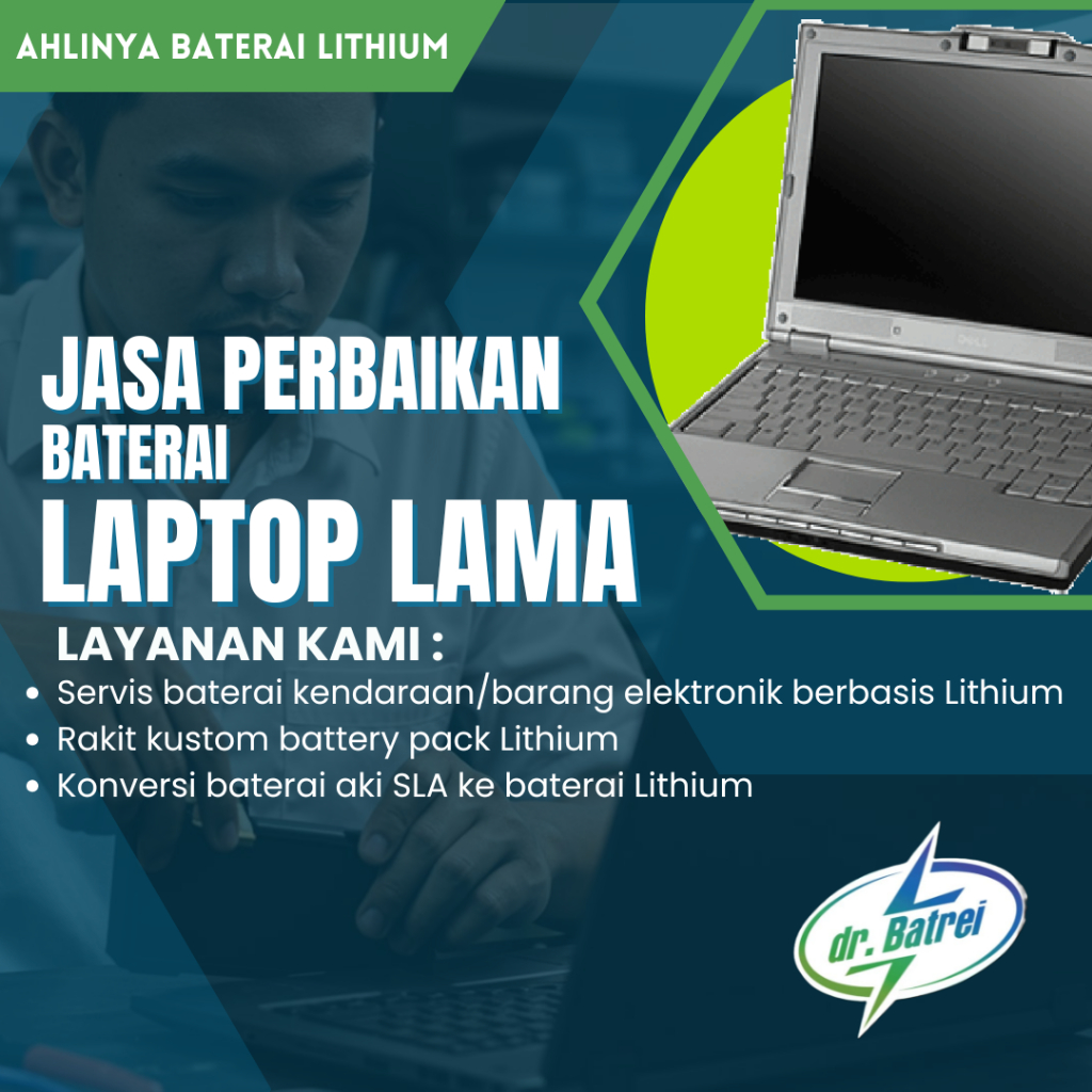 Battery Pack Laptop Lama / Laptop Jadul - Check Service & Diagnosa
