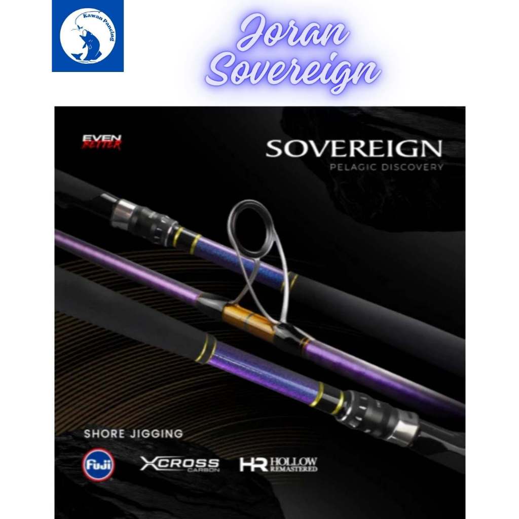Joran Pancing Popping Iroly Sovereign 3 Meter sambung 2 PE 5 & sambung 3 PE 3