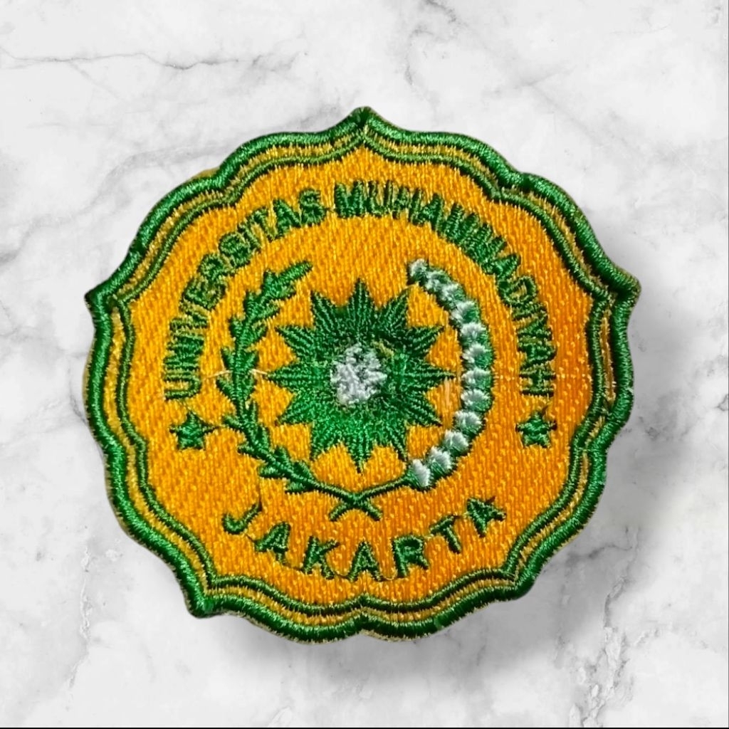 ready stok LOGO BORDIR UMJ |UNIVERSITAS MUHAMMADIYAH JAKARTA