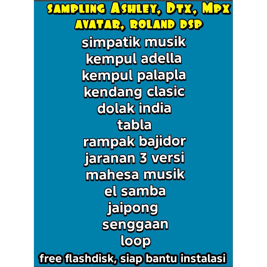 SAMPLING KENDANG ROLAND DSP