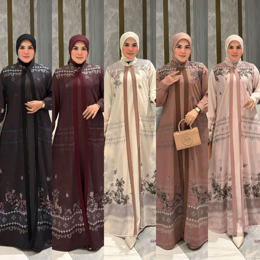 LuxuryFashion READY GAMIS DRESS WANITA SESHA NEW 2IN1 VOL 11 BY HMF LUXURY BEST SELLER