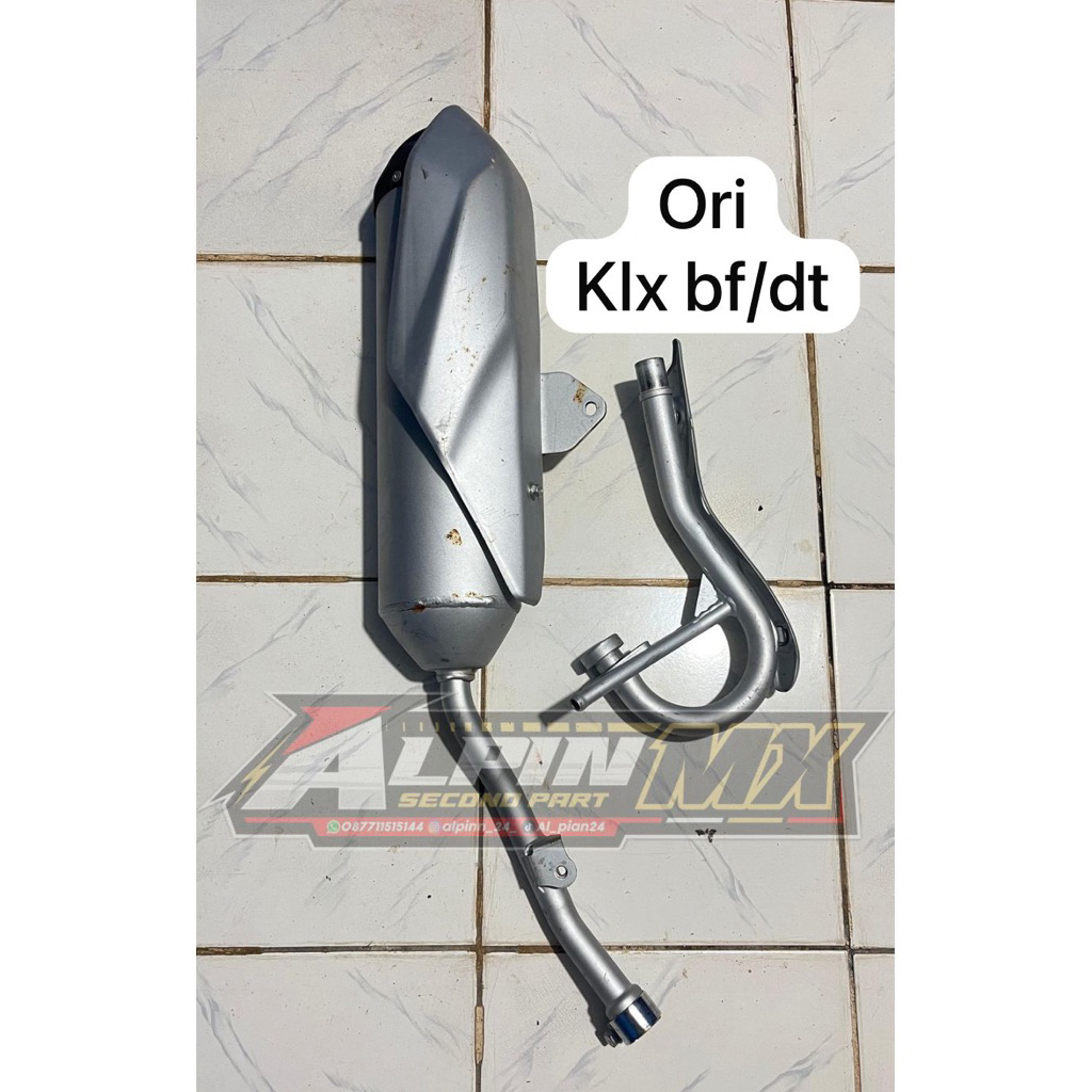 knalpot Original KLX BF/DT copotan