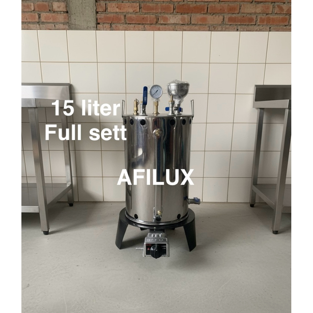 BOILER SETRIKA UAP ukuran 15 liter