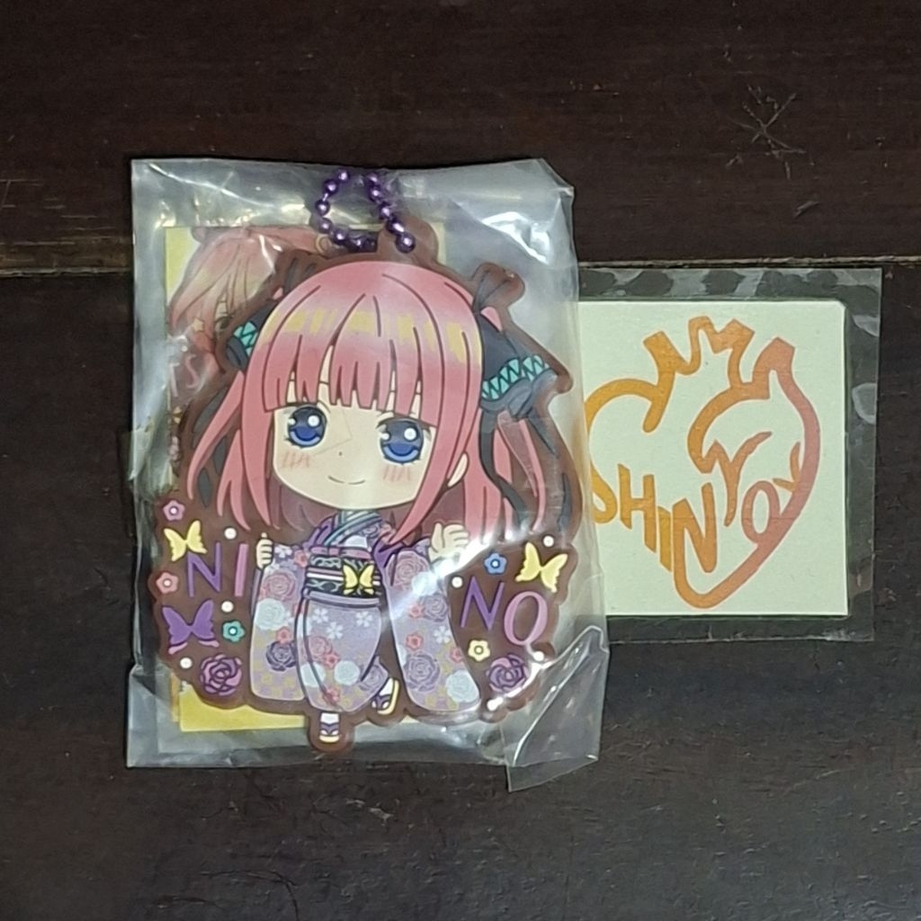 5-toubun gotobun nino nakano rubber keychain