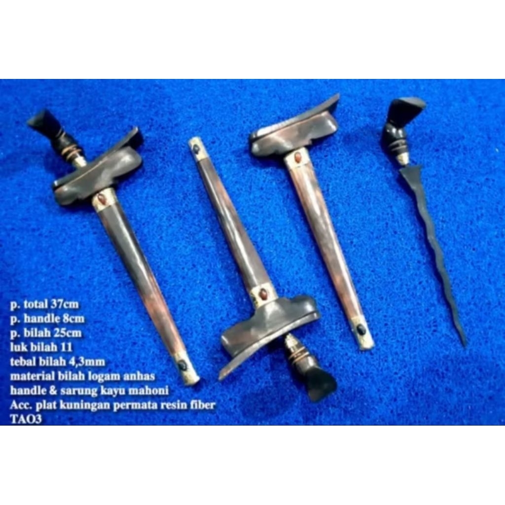 BARANG ANTIK ISI KERIS MINANG PERMATA JAWA pamor gunung batu ladrang