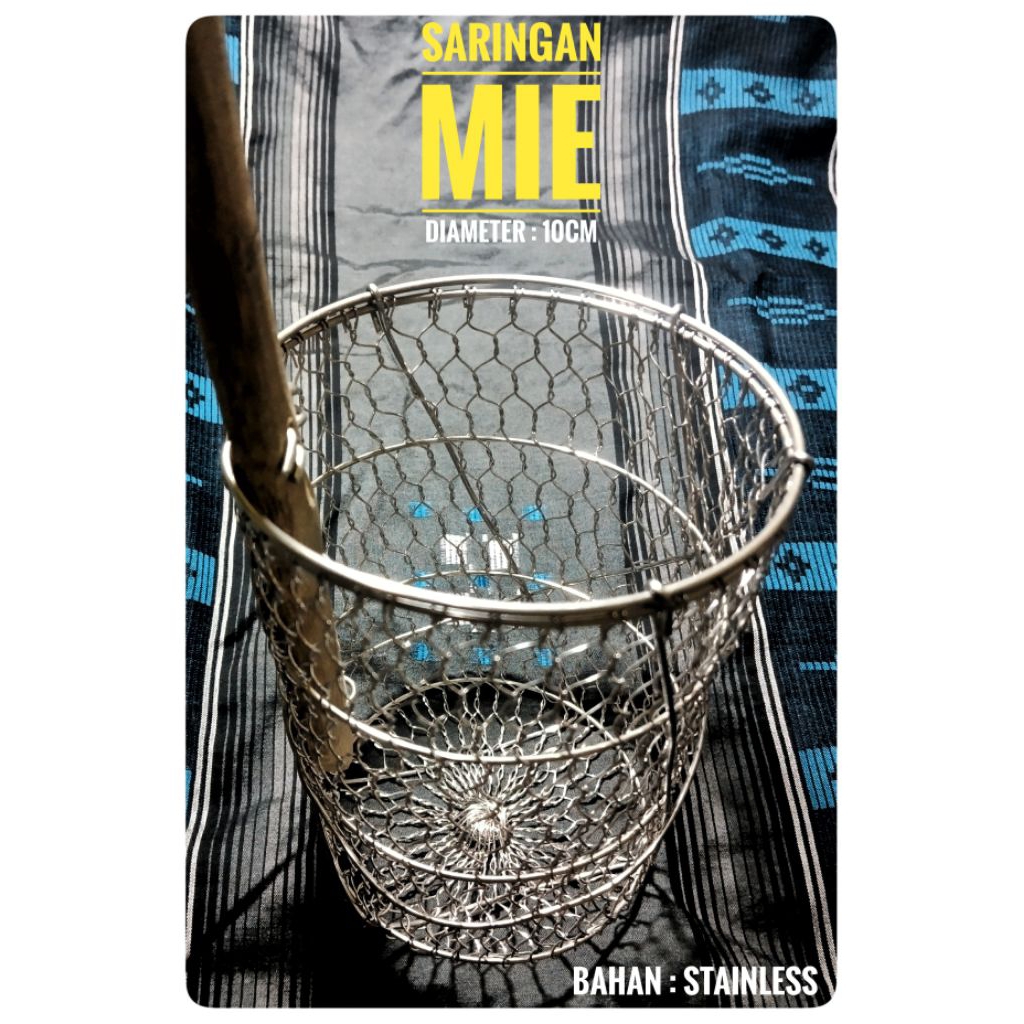 SARINGAN MIE STAINLESS..... saringan mie, tempat mie, saringan mie stainless, saringan memasak, sero