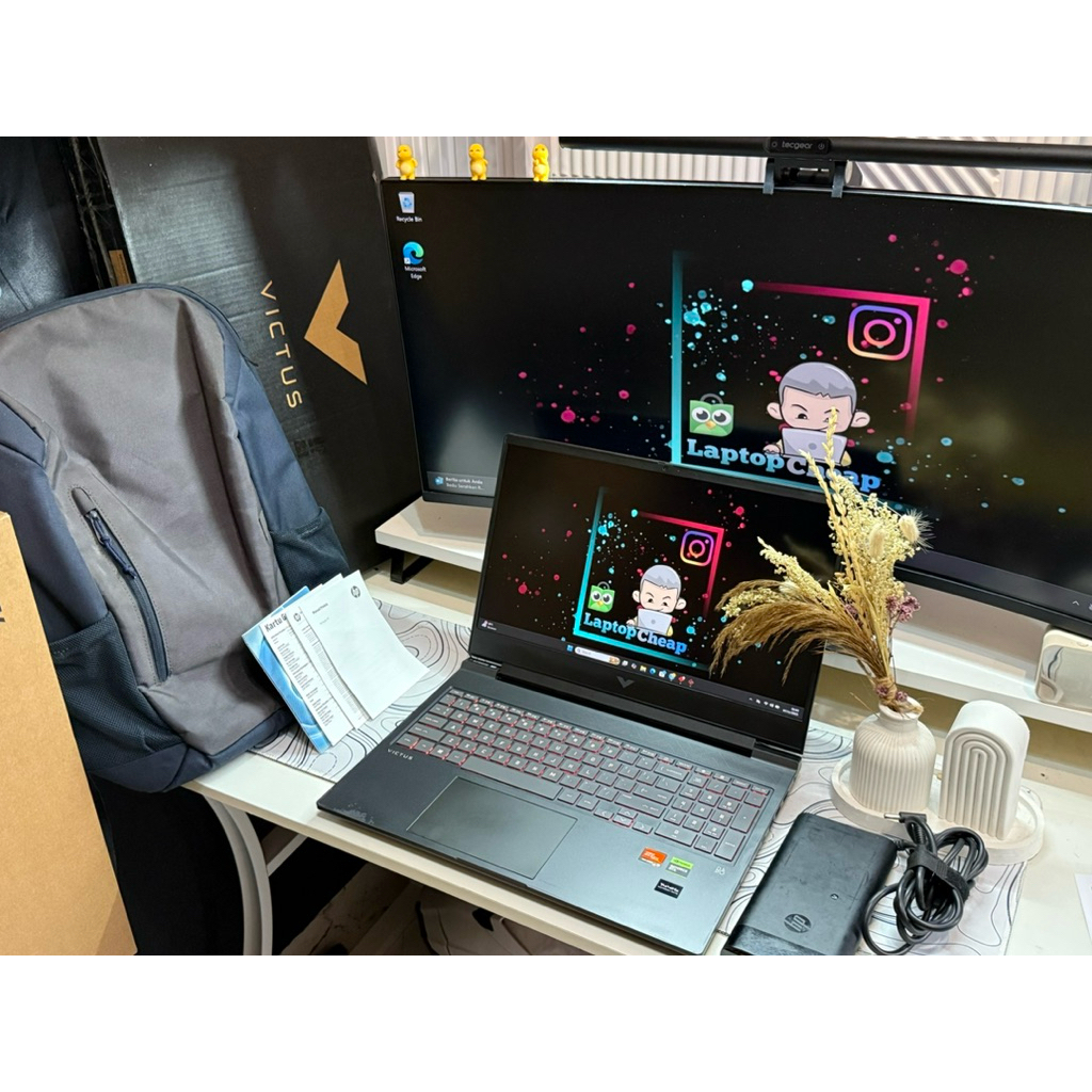 HP Victus 16 RTX 4060 Ryzen 5 7640HS 144Hz 100%Srgb Garansi 2026