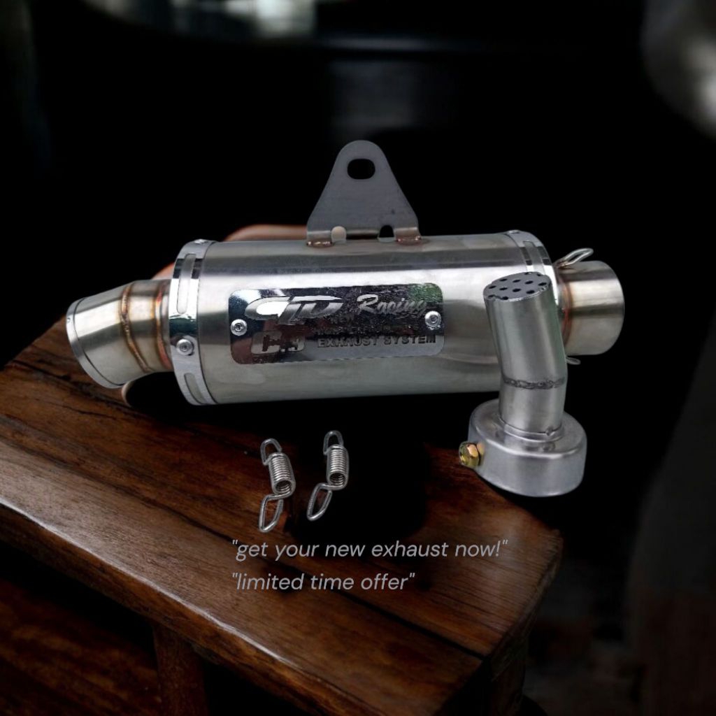 silincer knalpot CLD C3 NEW Racing inlet 50mm+DB KILLER.