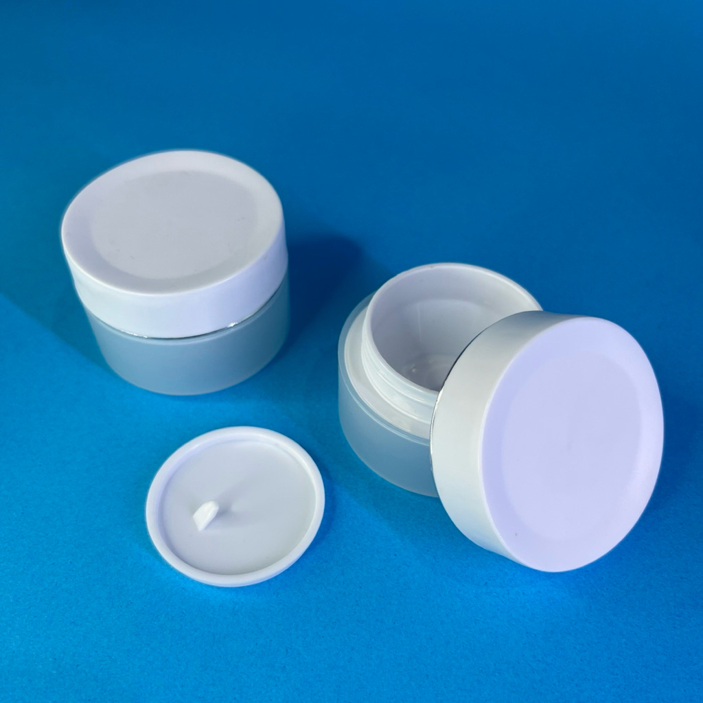 (isi 25pcs) Pot wadah cream Bunga 15gr Natural Silver/ Pot flower 15gr/ Pot cream 15gr/ Pot cream Ca