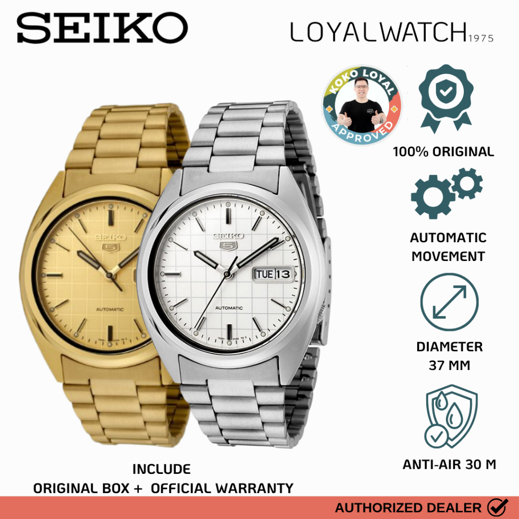 Jam Tangan Seiko 5 Sports Pria SNXL72K1 SNXF05K1 Stainless Steel Original Garansi Resmi