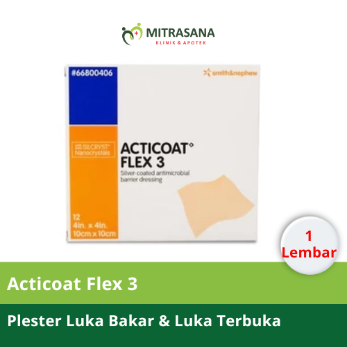 Acticoat Flex 3 - Plester Luka Bakar dan Luka Terbuka