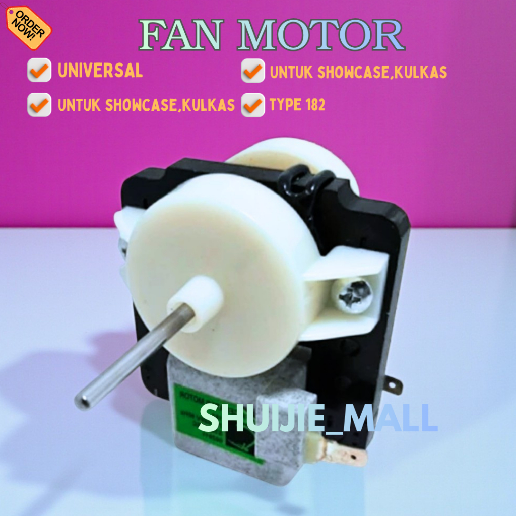 FAN MOTOR KULKAS 182 / FAN MOTOR KULKAS AQUA SANYO / MOTOR FAN KULKAS SANYO AQUA 2 PINTU / FAN KIPAS