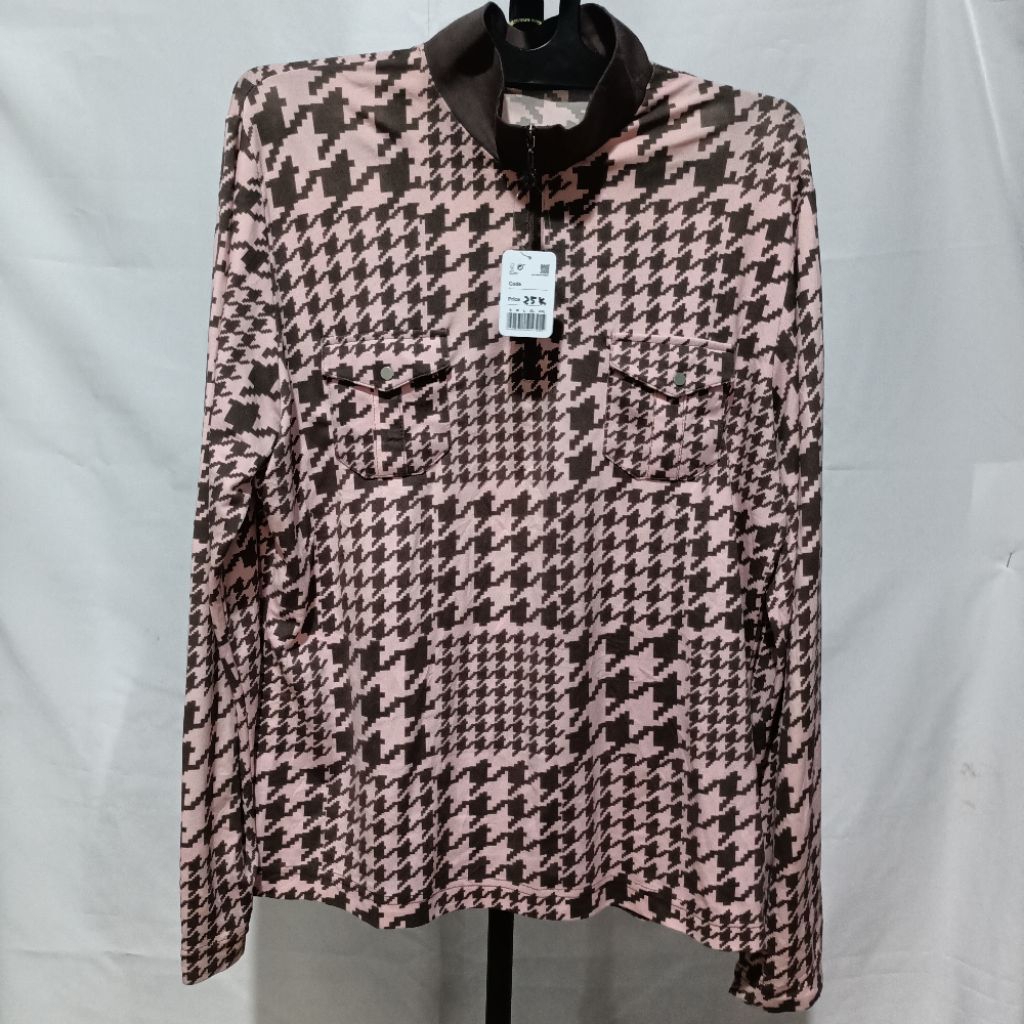 KAOS BERKERAH LENGAN PANJANG ZIPPER & BERKANCING | POLOSAN | MOTIF
