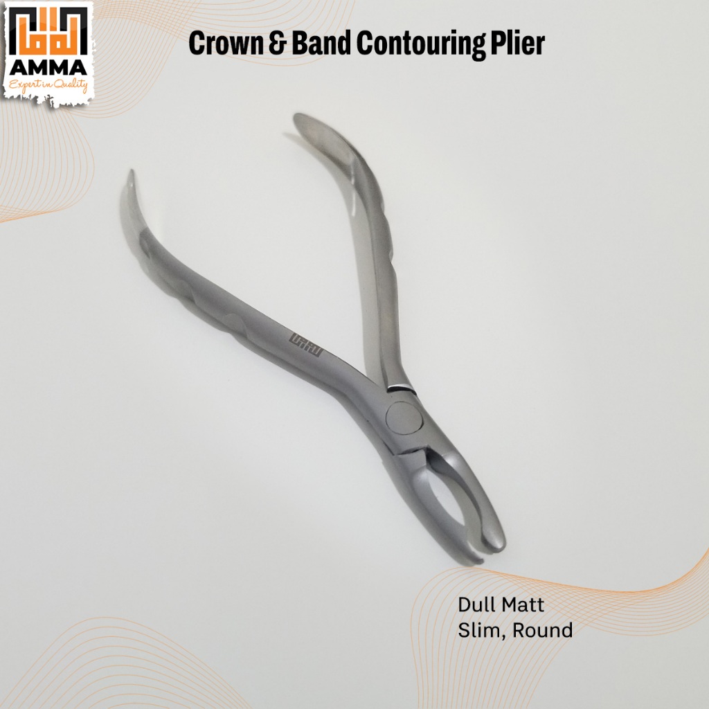 AMMA Johnson Contouring - Crown & Contouring Pliers - Tang