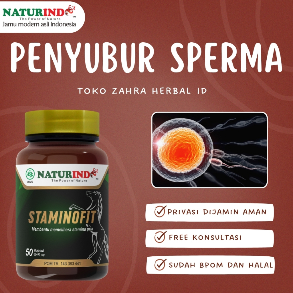 Herbal Penyubur Sperma Kesuburan Penyubur Sperma Pria Promil Naturindo
