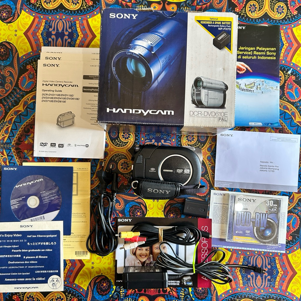 Handycam Sony DCR-DVD610E