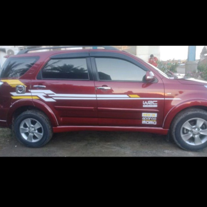 Sticker list stripe daihatsu terios // stiker mobil terios konde // stiker rush konde