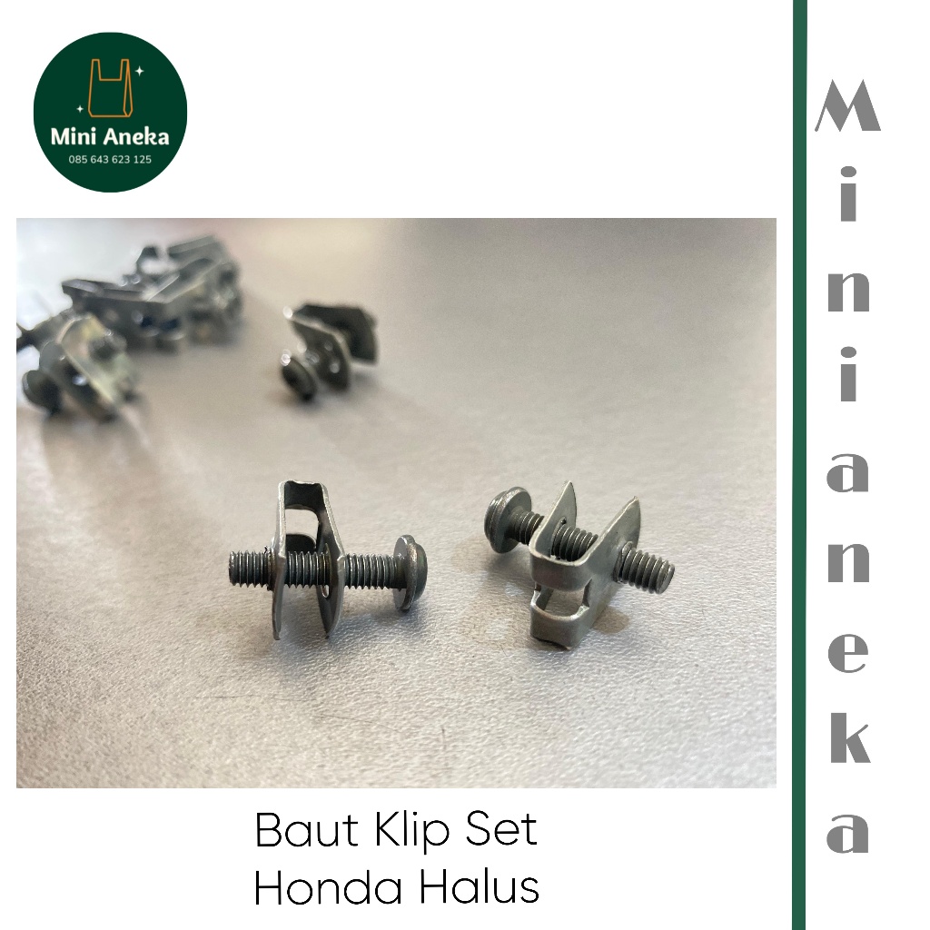 Baut Klip Set Honda Halus M4x16 – Baut Klip Body Honda Halus M4